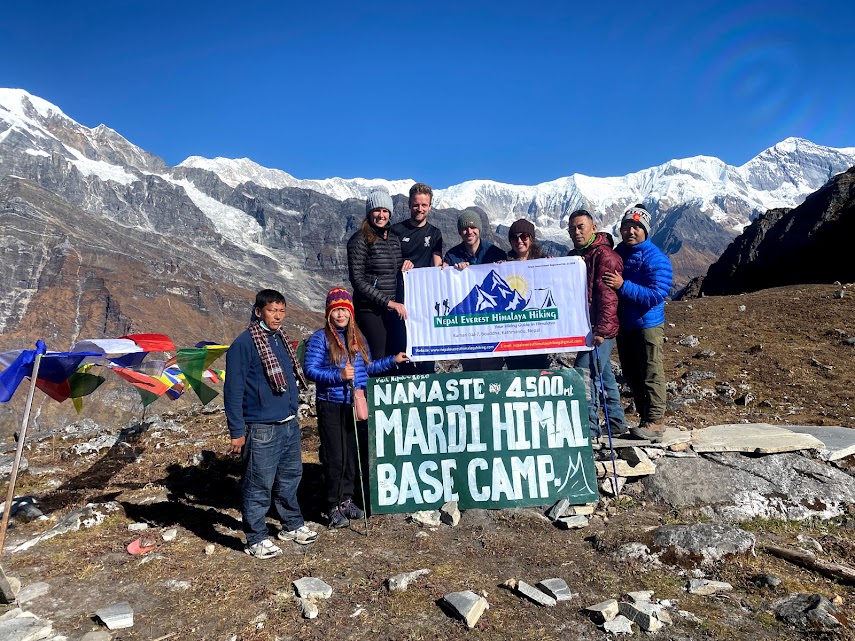 Mardi Himal Trek Map