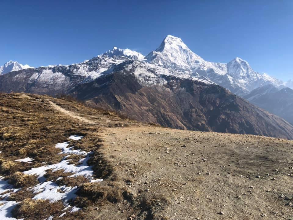 Himalaya seen from Mulde View Point 