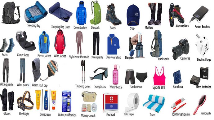 Trekking Equipment Checklist : A Complete Packing List for Hiking